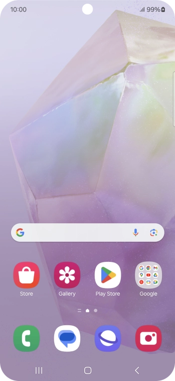 When the battery charging icon is displayed, the battery is charging.