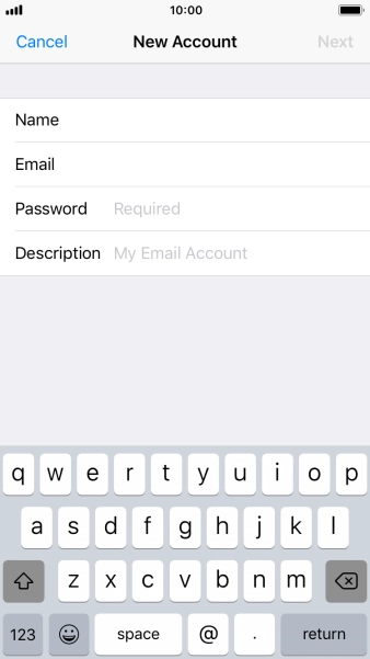 Press Password and key in the password for your Telstra email account.