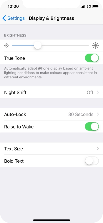 Press Auto-Lock.